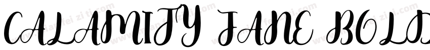 CALAMITY JANE BOLD字体转换
